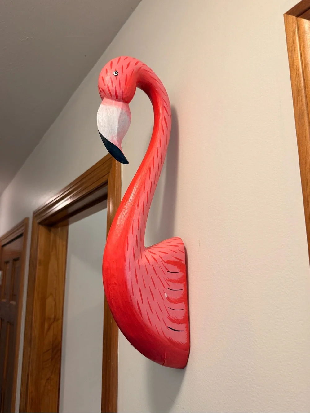 🦩Pink Flamingo Bust Wall Accent - Decorative Home Wall Decor